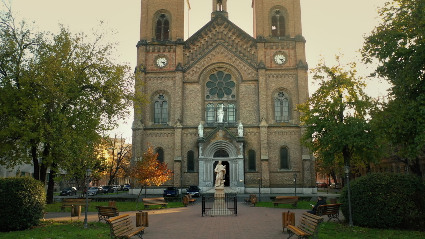 The Millenium Church is the largest Roman-Catholic church in Timisoara - Romania. It was built to commemorate 1,000 years since the formation of the Hungarian State, hence its name Millenium.