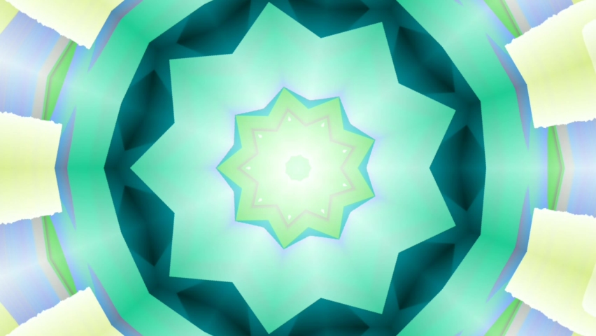 Mandala art animation background. Loopable kaleidoscope floral footage useful for festival of light backdrop, diwali, yoga, or meditation  | Shutterstock HD Video #1091543195