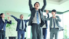 Group of businessperson dancing in the office. - Powered by Shutterstock - Get 15% off with code: PIKWIZARD15