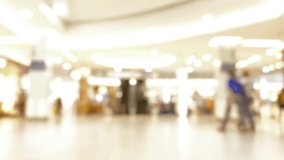 Abstract blur scene background, People shopping and walking in modern luxury department store. Blurred Interior Of The shopping center hall with beautiful bokeh for background usage. - Powered by Shutterstock - Get 15% off with code: PIKWIZARD15
