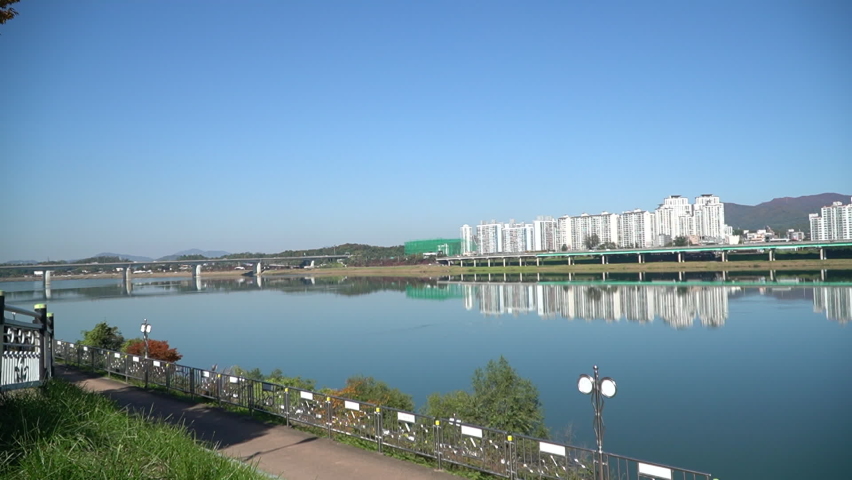 Han river, Hanam, Gyeonggido, South Korea