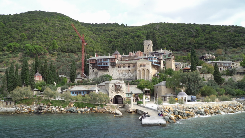 Docheiariou monastery, Mount Athos, Athos, Halkidiki, Greece