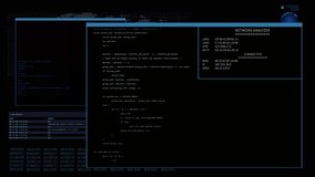 Animation of statistics over world map showing areas of infection in red on a black background or hacker attack. Second screen - Powered by Shutterstock - Get 15% off with code: PIKWIZARD15
