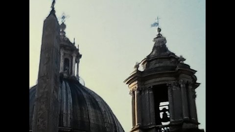 Rome, Italy december 20 1960:rome church of san pietro years 60