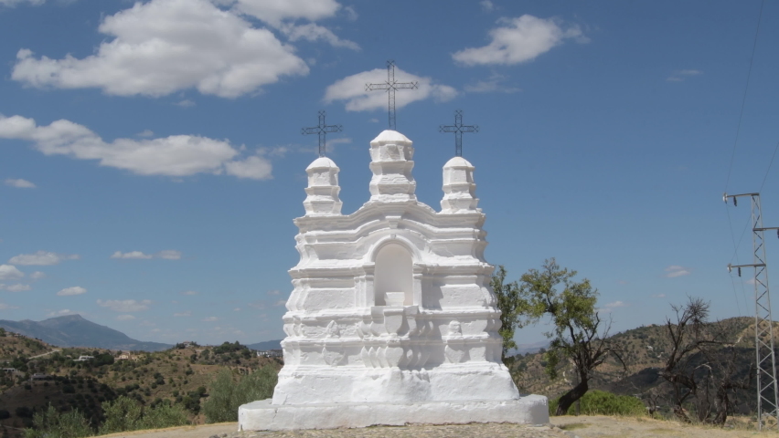 Vicar altar, religious monument in Monda, Malaga, Spain