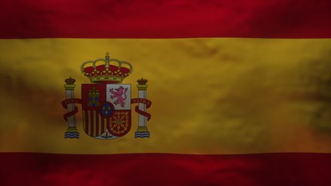 Spain Flag Being Ripped Reveal Accurate Stock Footage Video (100% ...