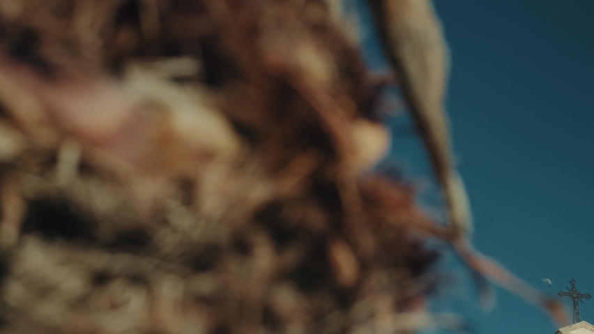 Reveal of Orthodox Cathedral chapel in the old town of Chania on Crete, Greece. 