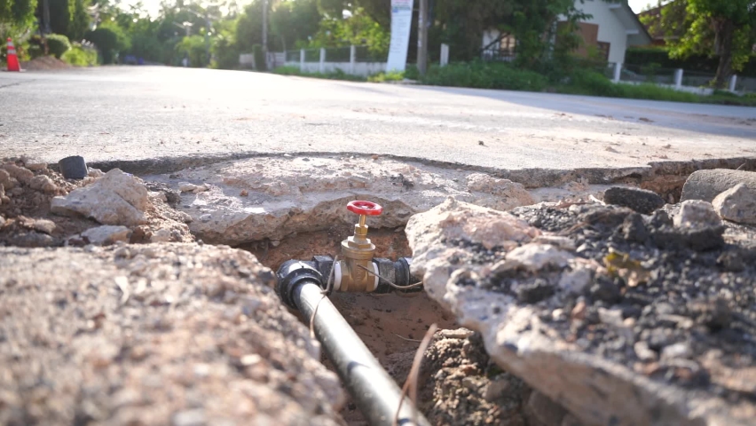 Work sewer in ChiangRai Thailand. | Shutterstock HD Video #1091729179