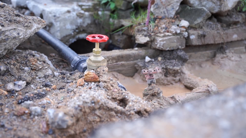Work sewer in ChiangRai Thailand. | Shutterstock HD Video #1091729189