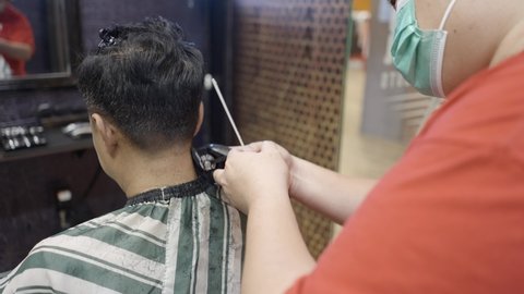 49 Man Hair Cut Back Side Stock Video Footage - 4K and HD Video Clips |  Shutterstock