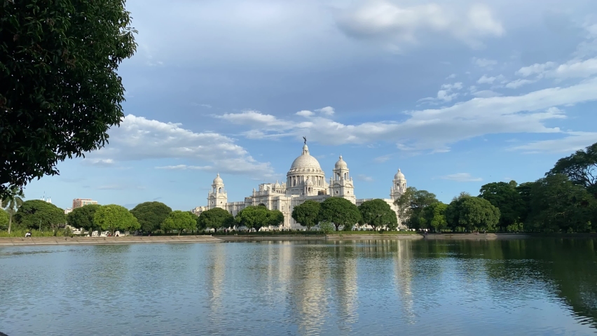 Timelapse video of Victoria Memorial in Central Kolkata, The British made memorial lies on the Maidan and is one of the famous monuments of Kolkata, West Bengal, India.