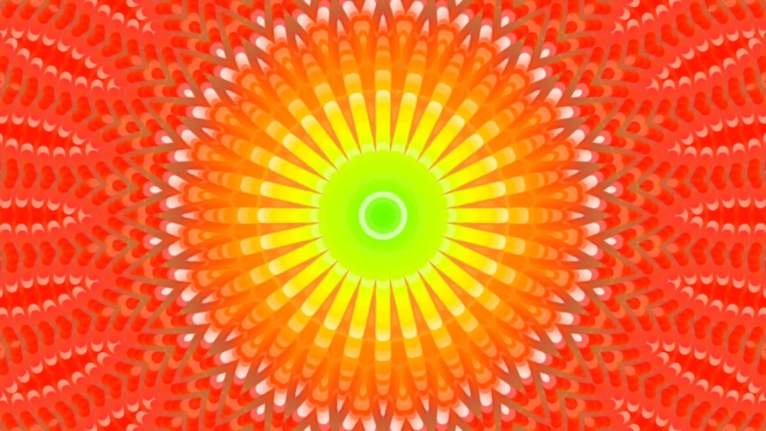 Kaleidoscope mandala pattern circle lower line neon mirror redering
 geometry background effect abstract texture muelti color spiral, circle