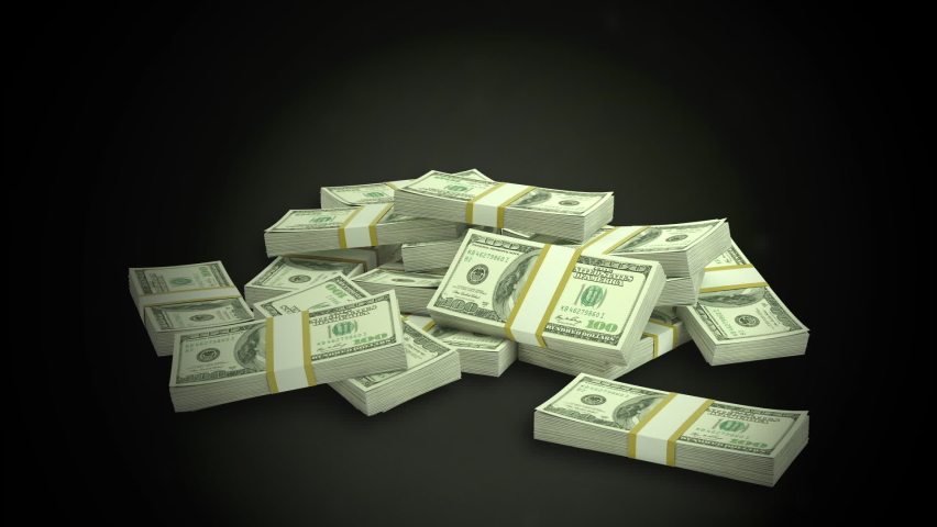 Slow Motion Falling Money Dollars wallpaper , win , rich , Profits , jackpot black background
 | Shutterstock HD Video #1091794233