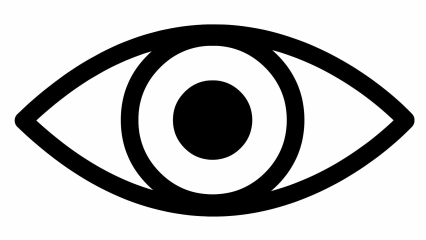Animated eye close. blinks an eye. Linear icon. Looped video. Vector illustration on white background. Royalty-Free Stock Footage #1091817151