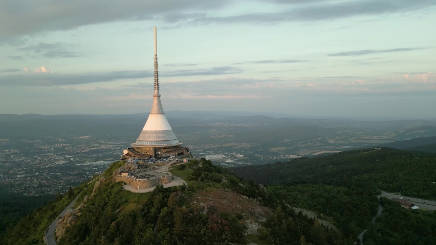 Jested Tower, Hotel, Restaurand and TV Tower in Liberec Czech Republic lit with sunset

Jested Tower by Hubacek

For further commercial use, approval from owners of intellectual property might needed