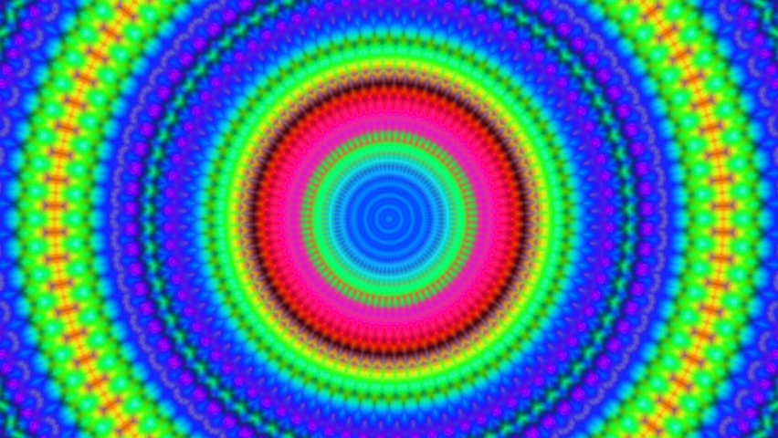 Kaleidoscope mandala pattern circle lower line neon mirror redering
 geometry background effect abstract texture muelti color spiral, circle