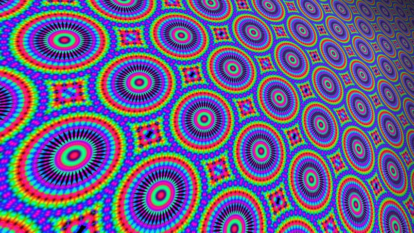 Kaleidoscope mandala pattern circle lower line neon mirror redering
 geometry background effect abstract texture muelti color spiral, circle