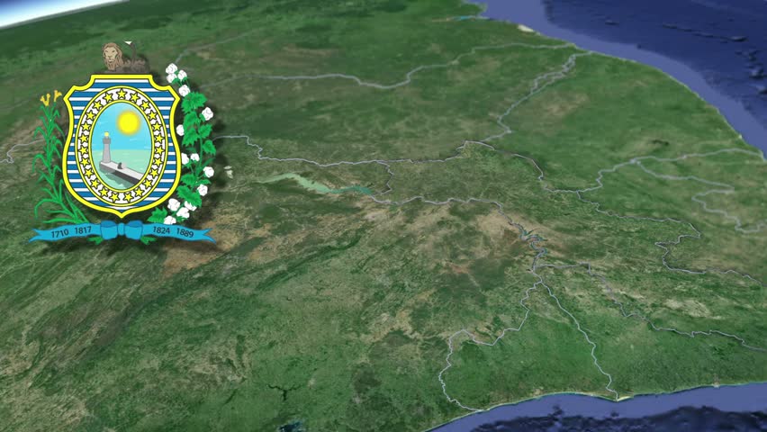 Pernambuco white Coat of arms animation map
States of Brazil
Pernambuco white Coat of arms animation map