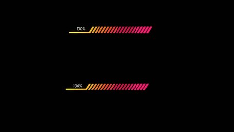 3d Animation Loading Icon Black Background Stock Footage Video (100% ...