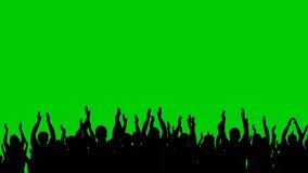 Crowd Clapping Silhouette on Green Screen - Powered by Shutterstock - Get 15% off with code: PIKWIZARD15