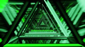 Light green rotated triangle VJ loop background