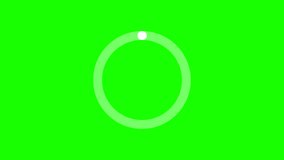loading circle icon animation. 4K video clip with green screen alpha channel.
interface buffering upload. Loading progress bar.