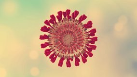 Coronavirus, SARS-CoV-2, 2019 nCoV virus Particles. Virus structure with protein insides membrane - Powered by Shutterstock - Get 15% off with code: PIKWIZARD15