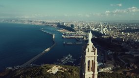 Aerial view of Fort Santa Cruz and Oran, Algeria - Powered by Shutterstock - Get 15% off with code: PIKWIZARD15
