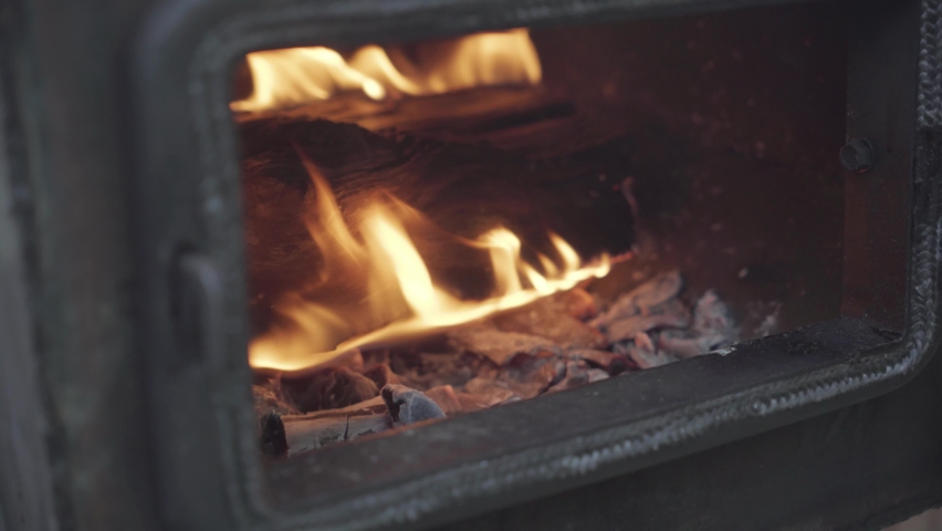 Guy set fire smoker barbeque  | Shutterstock HD Video #1092103991