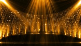 Beautiful particle light award stage background