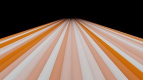 Orange and white gradient pipes lines seamless animation