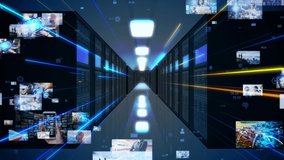 Data center concept. Server room and visual contents. - Powered by Shutterstock - Get 15% off with code: PIKWIZARD15