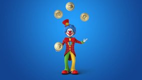 New Popular 3D animated clown cartoon character video