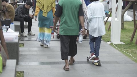 Jakarta Indonesia June 26 2022 Street Stock Footage Video (100% Royalty