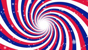 Tricolor color radial lines spin around the center of a 4K background with powder snow. - Powered by Shutterstock - Get 15% off with code: PIKWIZARD15