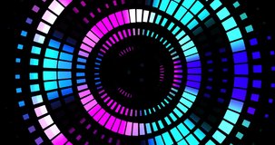 4K Animated Creative Design Glowing Led Neon Colors Frame with Texture Motion Abstract Colorful Paint Digital Animation