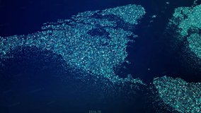 Global internet connection on digital Earth map, modern world data connectivity technology concept, 3d rendering modern worldwide business network online information  - Powered by Shutterstock - Get 15% off with code: PIKWIZARD15