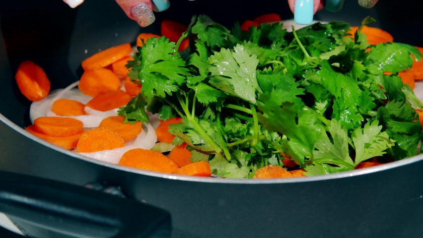 Fish soup with vegetables. Healthy food, fish soup with carrot, Gefilte fish, Passover. Step by Step