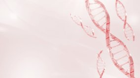 Animation DNA background with copy space. cosmetic concept. 3d rendering. - Powered by Shutterstock - Get 15% off with code: PIKWIZARD15