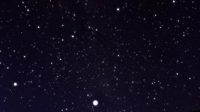 Space Nebula deep blue background. Night starry sky, milky way in beautiful night horizon. The stars are everywhere around. Neon Lights star sky space background. Seamless, looped | Shutterstock HD Video #1092285075