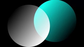 Abstract animated background circle geometric shape Seamless 4k video background.