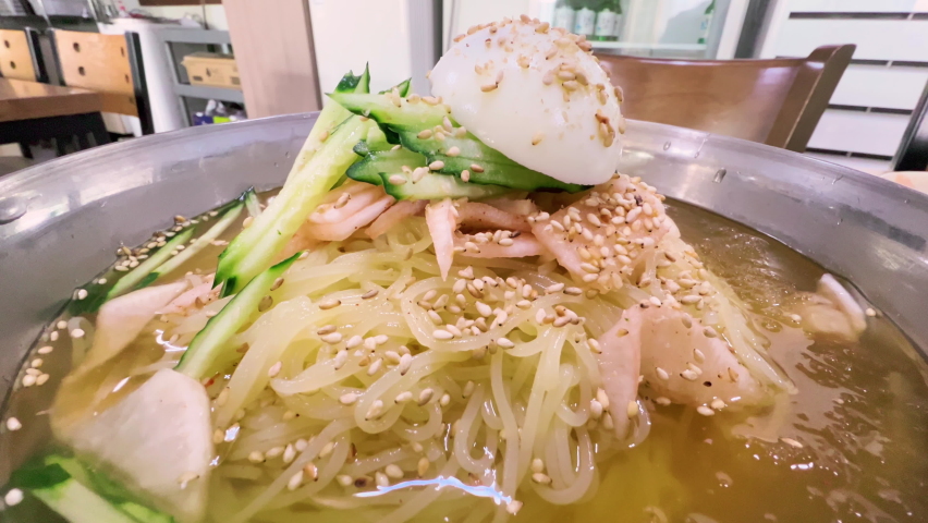 Milmyeon, famous Korean food in Busan