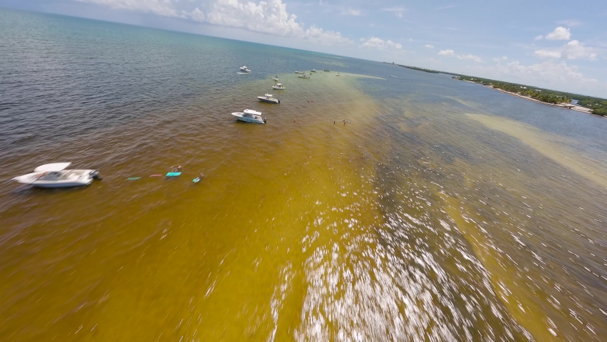Marathon Florida Open Water FPV Drone Flight Over Ocean