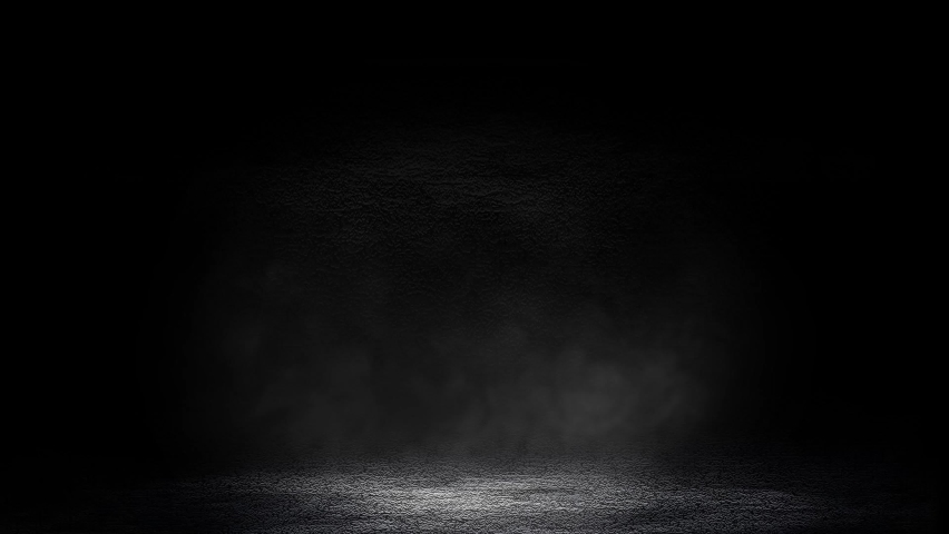 Studio room, Floor and wall background, Dark gradient black and white grungy background for display or montage of product, Spotlight backdrop for business shoot.