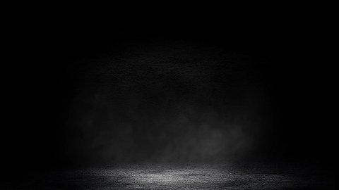 Studio room, Floor and wall background, Dark gradient black and white grungy background for display or montage of product, Spotlight backdrop for business shoot. Stockvideo