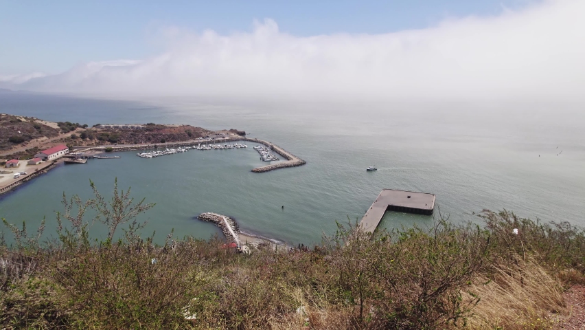 Shot of  Sunny California Bay - San Francisco, CA