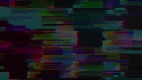 Digital Glitch Art Animation Effect Pixelated Stock Footage Video (100% ...