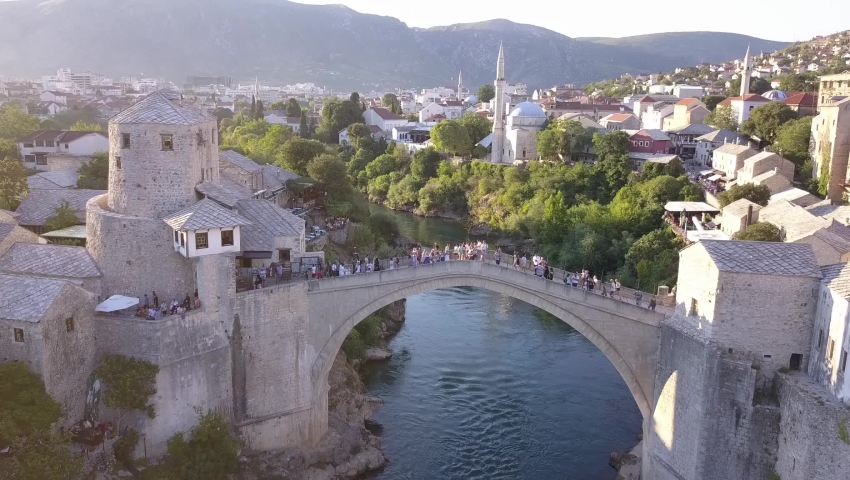 Clips from Bosnia and Herzegovina during summer of 2017. Places include Sarajevo and Mostar. Royalty-Free Stock Footage #1092409561