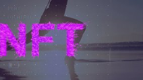 Animation of data processing over women practicing yoga. Global connections, data processing and digital interface concept digitally generated video. - Powered by Shutterstock - Get 15% off with code: PIKWIZARD15