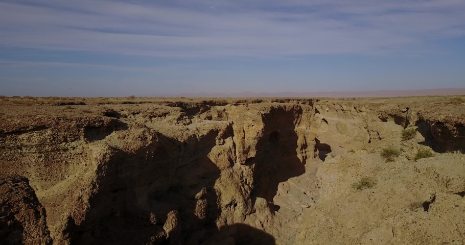 Sesriem Canyon in Namibia, Aerial view